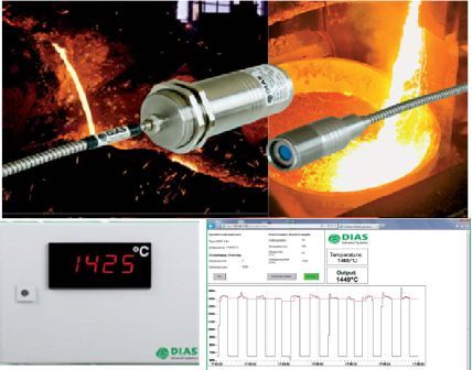DSRF44N雙色紅外測(cè)溫儀應(yīng)用于鑄造行業(yè)的溫度測(cè)量