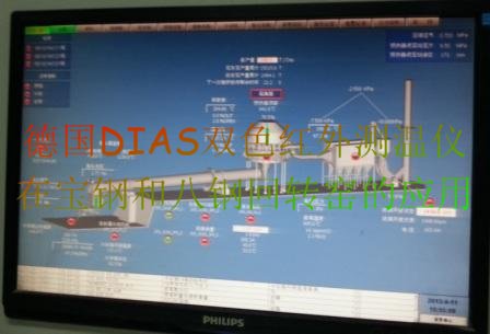 PLC控制氣量和顯示實時溫度和溫度趨勢
