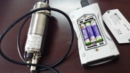 USB連接紅外測溫儀和DHP1040, 無需其它供電